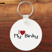 Porte-clés J'Aime Mon Binky (Recto)
