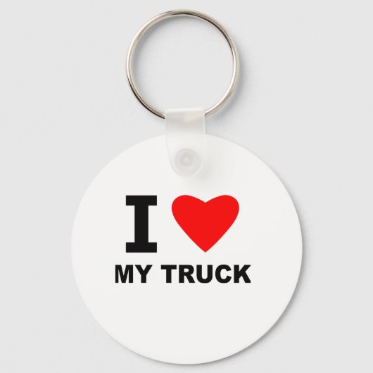 Porte-clés J'Aime Mon Camion (Recto)