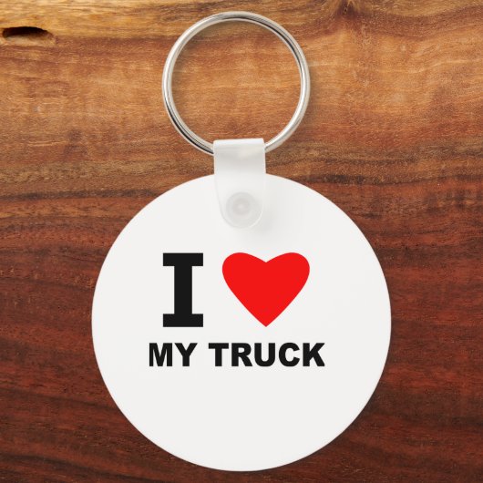 Porte-clés J'Aime Mon Camion (Recto)