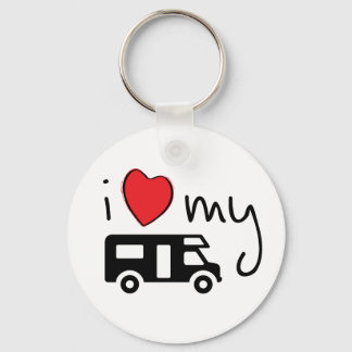 Porte-clés J'aime mon camper. J'aime mon camper. Vacances