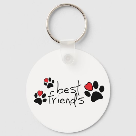Porte-clés J'aime mon chien ou mon chat. (Recto)
