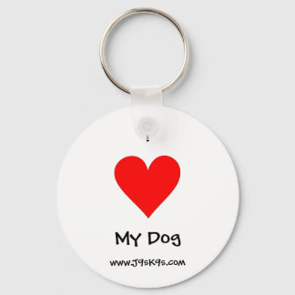 Porte-clés J'aime mon chien Porte - clé
