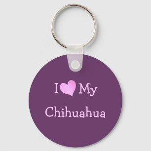 Porte-clés J'Aime Mon Chihuahua