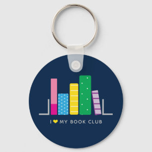 Porte-clés J'aime mon club de lecture