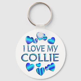 Porte-clés J'Aime Mon Collie
