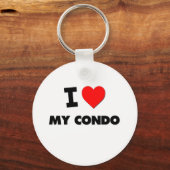 Porte-clés J'aime mon condo (Recto)