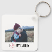 PORTE-CLÉS J'AIME MON DADDY PORTE - CLÉ 2 PHOTO PERSONNALISÉE (Dos)