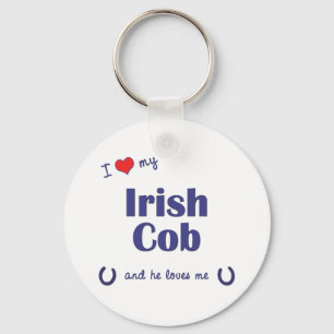 Porte-clés J'aime mon épi irlandais (le cheval masculin)