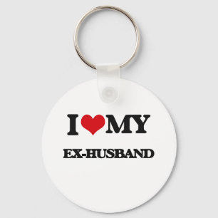 Porte-clés J'aime mon ex-mari