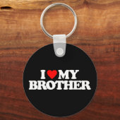 PORTE-CLÉS J'AIME MON FRÈRE (Recto)