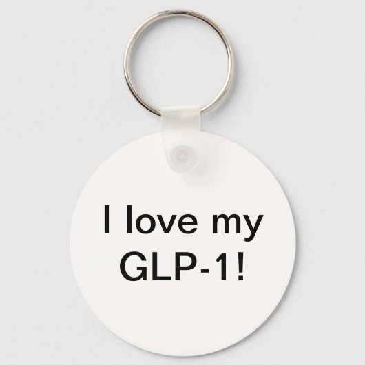 Porte-clés J'aime mon GLP-1 (Recto)