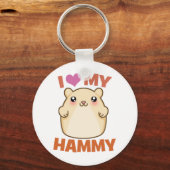 Porte-clés J'Aime Mon Hammy (Recto)