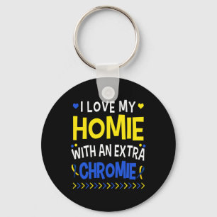 Porte-clés J'Aime Mon Homie Avec Une Chromie Supplémentaire P