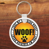 Porte-clés J'Aime Mon Husky Sibérien ! porte - clé (Recto)