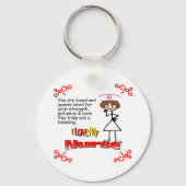 Porte-clés J'aime mon infirmière (Recto)