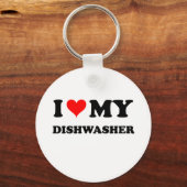 Porte-clés J'Aime Mon Lave-Vaisselle (Recto)