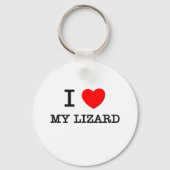 Porte-clés J'Aime Mon Lizard (Recto)