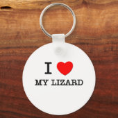 Porte-clés J'Aime Mon Lizard (Recto)