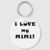 Porte-clés J'aime mon Mimi (Recto)