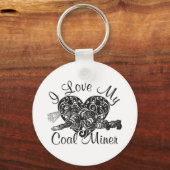 Porte-clés j'aime mon mineur de charbon (Recto)