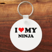 Porte-clés J'Aime Mon Ninja (Recto)