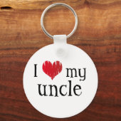 Porte-clés J'aime mon oncle (Recto)