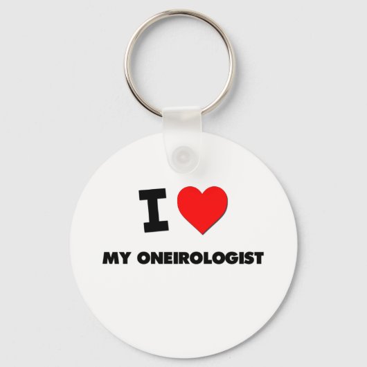 Porte-clés J'aime mon oneirologiste (Recto)