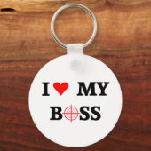 Porte-clés J'Aime Mon Patron (Recto)