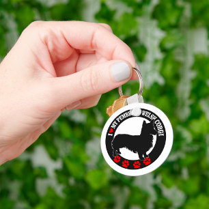 Porte-clés J'Aime Mon Pembroke Welsh Corgi