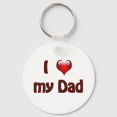 Porte-clés J'aime mon père (Recto)