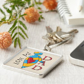 Porte-clés J'aime mon père Porte - clé (Côté)