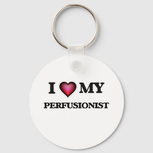 Porte-clés J'aime mon perfusioniste (Recto)