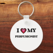 Porte-clés J'aime mon perfusioniste (Recto)