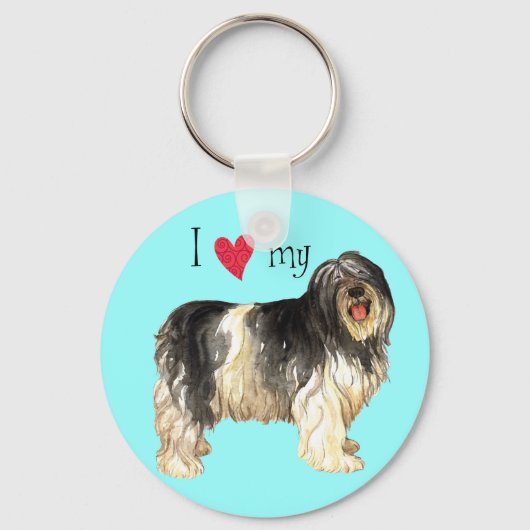 Porte-clés J'aime mon PON (Recto)