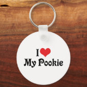 Porte-clés J'Aime Mon Pookie (Recto)