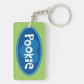 Porte-clés J'aime mon Pookie (Dos)