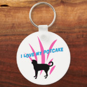 Porte-clés J'Aime Mon Porte - clé De Potcake (Recto)