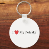 Porte-clés J'Aime Mon Porte - clé De Potcake (Recto)