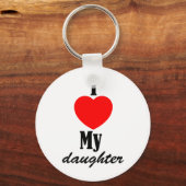 Porte-clés J'Aime Mon Porte - clé Fille (Recto)