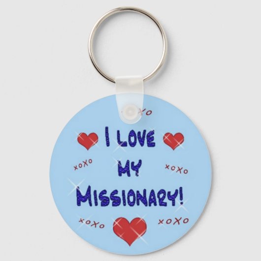 Porte-clés J'Aime Mon Porte - clé Missionnaire (Recto)