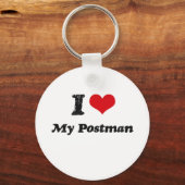 Porte-clés J'aime mon Postman (Recto)