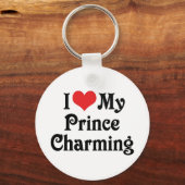 Porte-clés J'aime mon prince charmant (Recto)