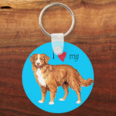 Porte-clés J'aime mon rouleau (Recto)