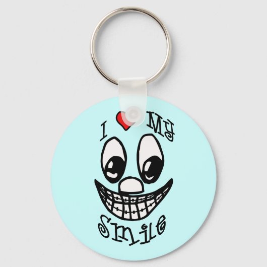 Porte-clés J'Aime Mon Sourire (Recto)