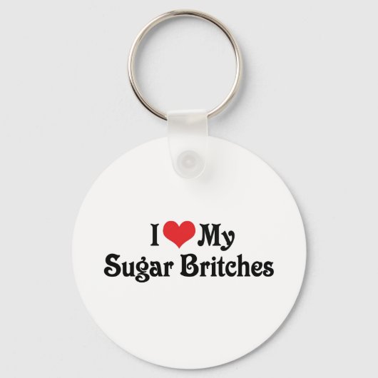 Porte-clés J'aime mon Sugar Britches (Recto)