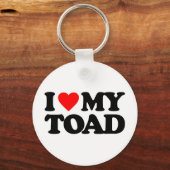 PORTE-CLÉS J'AIME MON TOAD (Recto)
