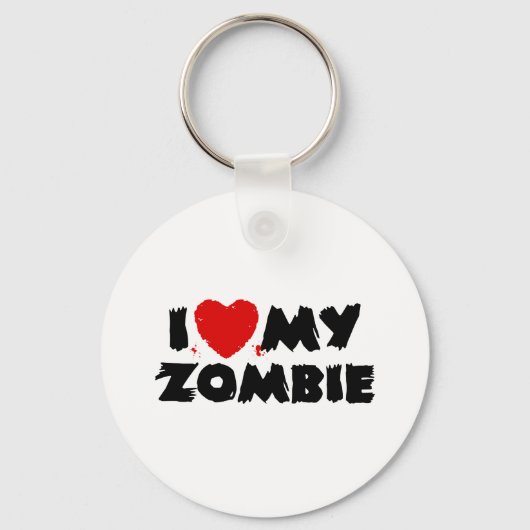 Porte-clés J'Aime Mon Zombie (Recto)