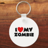Porte-clés J'Aime Mon Zombie (Recto)
