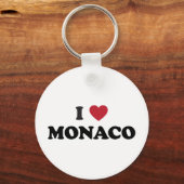 Porte-clés J'aime Monaco (Recto)