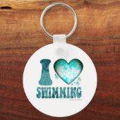 Porte-clés J'Aime Nager (Recto)